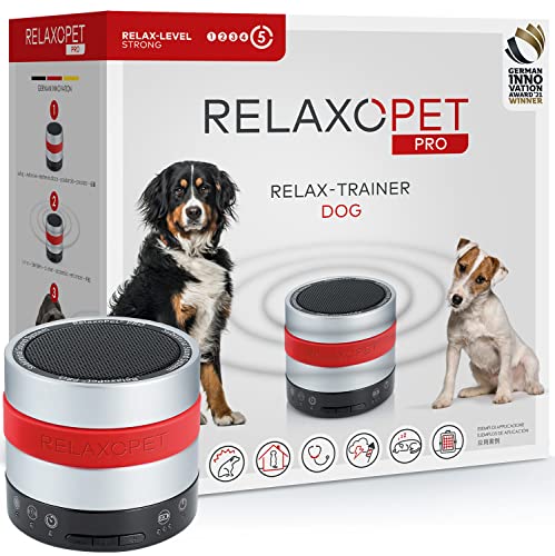 RelaxoPet Pro, Tierentspannungs-Trainer, Beruhigung für Hunde, hochfrequente Klangwelten zur Entspannung, TÜV zertifiziert. Bekannt aus 'Die Höhle der Löwen'