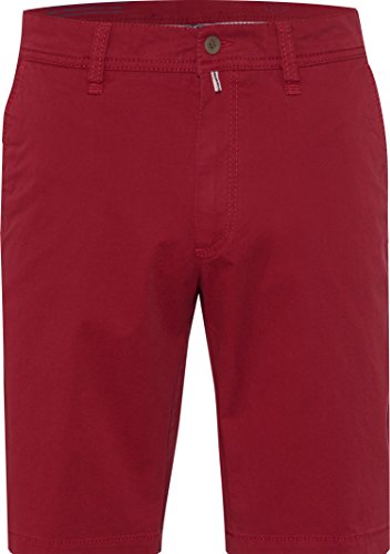 Eurex by Brax, Ex Bud 372, Herren Kurze Jeans Shorts Bermudas Gabardine Stretch Red D 32 W 50