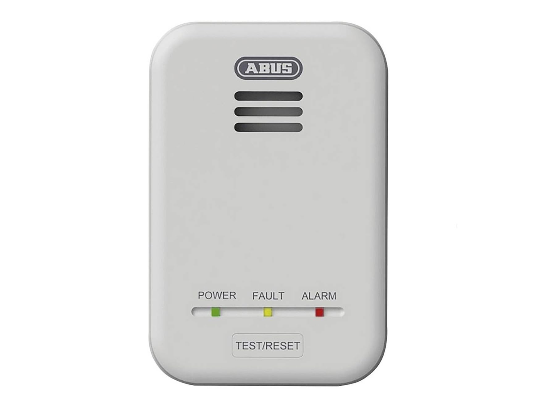 ABUS Gasmelder GWM100ME für Gasthermen - Erdgas (Methan) / Stadtgas - Alarmlautstärke 85 dB - weiß - 81443