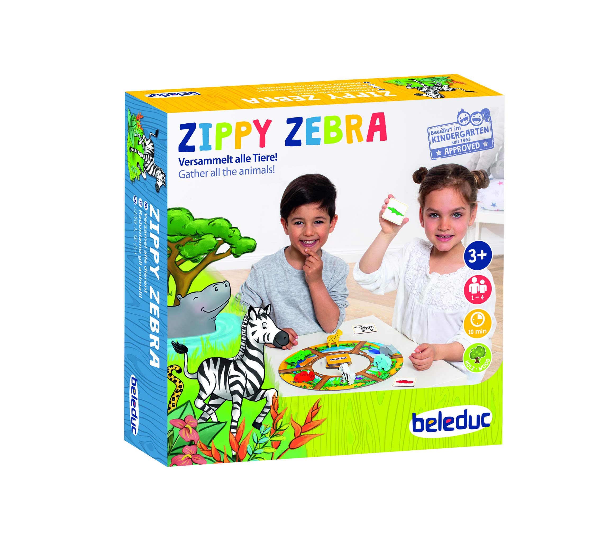 Beleduc - Zippy Zebra - Lernspiel für Zuhause - Bekannt aus dem Kindergarten