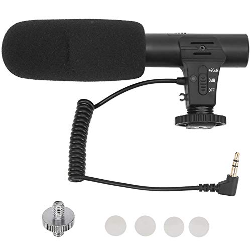 Universelles 3,5-mm-Stereokondensator-Nierenmikrofon, tragbare Mehrzweckmikrofonaufnahme mit Rauschunterdrückungsfunktion für OSMO POCKET 2-Kamera