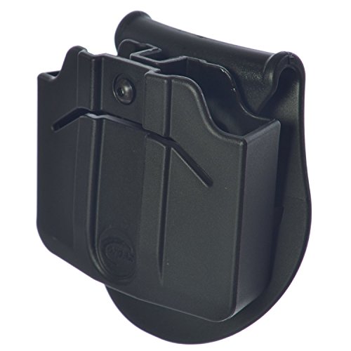 ORPAZ Defense Gürtel/Paddle verstellbar drehbar drehung Doppel-Magazintasche für Heckler Koch H&K HK P30 / USP COMPACT 9 / .40 / USP – 45. 45C. BUL M-5