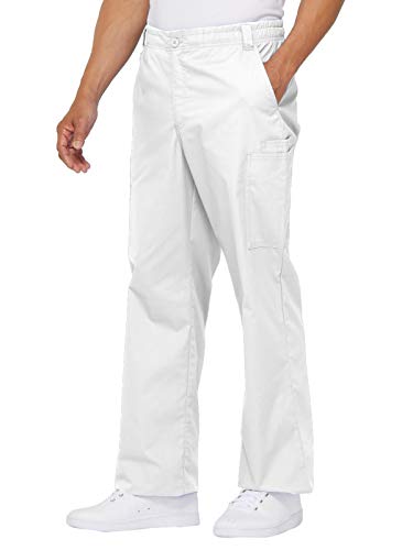 Dickies Damen-Skrubs-Hose mit elastischer Taille - Weiß - XXX-Large