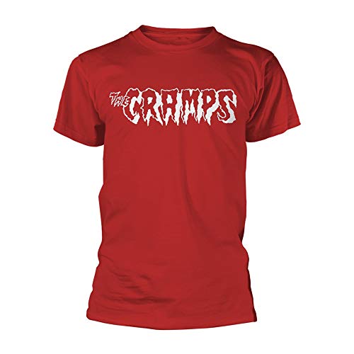CRAMPS, THE Logo - White (RED) T-Shirt XXL