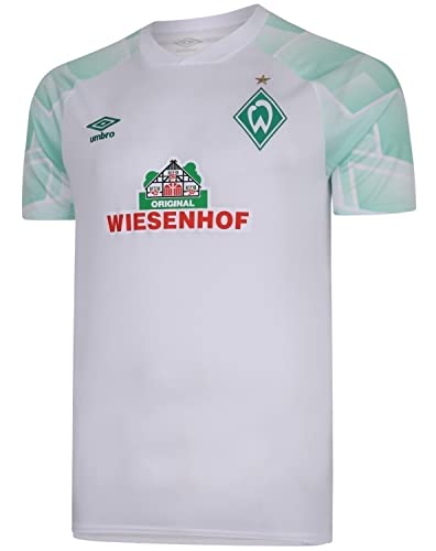 UMBRO Werder Bremen Auswärtstrikot 20/21 Kinder weiß - YL