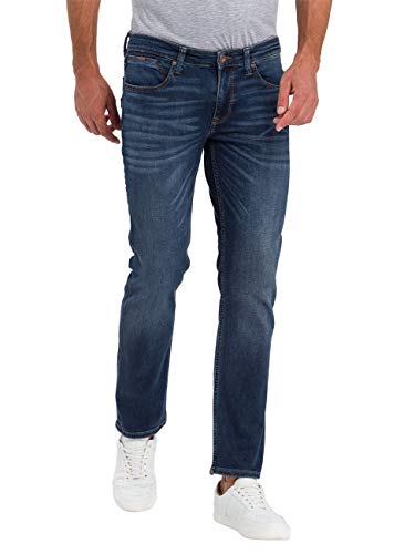 Cross Jeans Herren Dylan Tapered Fit Jeans, Blau (Dark Blue 096), W31/L30 (Herstellergröße: 31/30)
