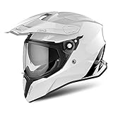 Airoh Unisex – Erwachsene Commander Helmet, Color White Gloss, S