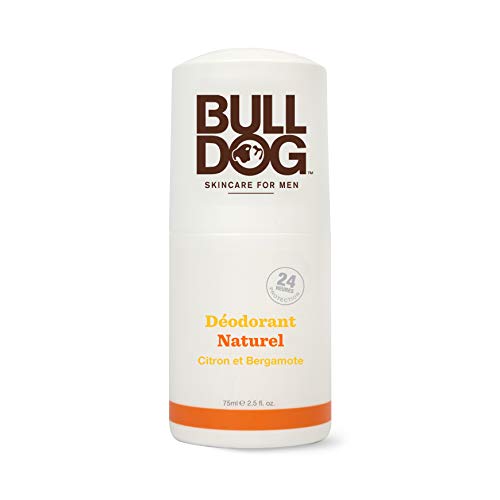 Bulldog Natürliches Deodorant Zitrone und Bergamotte 75 ml - Parfümiertes Deodorant für Männer mit natürlichen Inhaltsstoffen