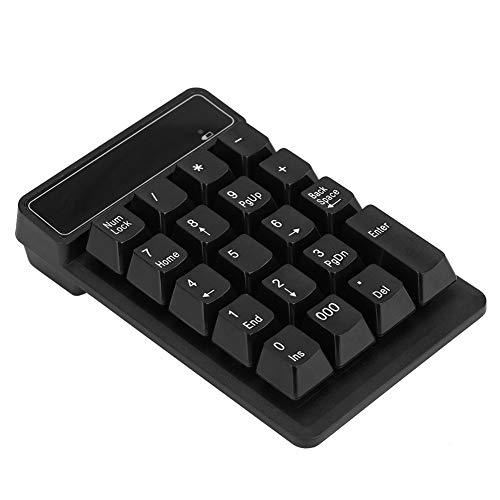 Goshyda Bluetooth-Zehnertastatur, wasserdichtes kabelloses 19-Tasten-Tastenfeld mit 10 m Übertragungsentfernung und 10 Millionen Klicks für Laptop-Notebooks