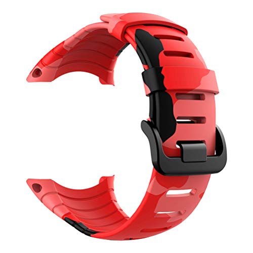 Hemobllo Suunto Core Armband Armband Kompatibel mit Suunto Core – Ersatz-Uhrenarmband Weiches TPU Verstellbare Sportbänder Armband Smartwatch-Zubehör