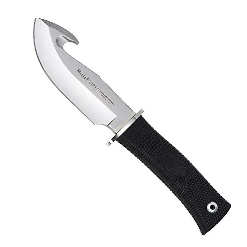 Muela Unisex – Erwachsene Viper Black and Steel Messer, Silber, one Size