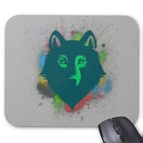 Maßgeschneiderte rechteckige Mousepads Verkauft Creative Standard, Wolf