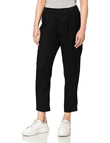 Sisley Womens Trousers 4X9K55CZ7 Pants, Black 100, 32