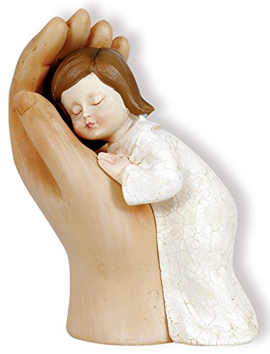 Christliche Geschenkideen °°Figur Hand mit Kind 10 cm (farbig)