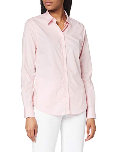GANT Damen SOLID Stretch Broadcloth Shirt Hemd, Preppy PINK, 46