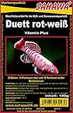 SAHAWA® Frostfutter 5X 100g Blister Duett (rote und weiße Mückenlarven) Fischfutter