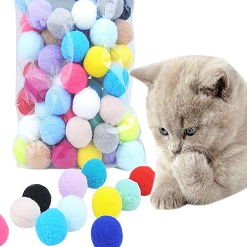 Durratou Interaktives Spielzeug für Katzen 400 Stück Spielzeug für Katzen Kätzchen Mini Spiel Spielzeug Haustier Zubehör