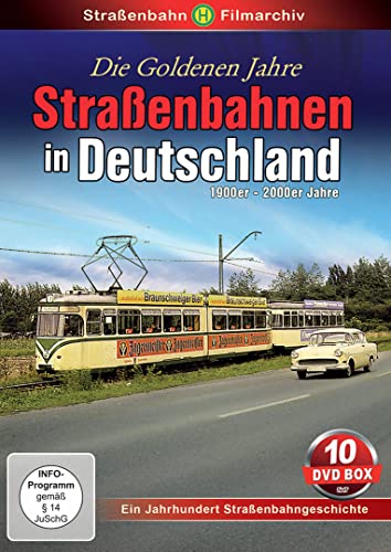 Die Goldenen Jahre - Straßenbahnen in Deutschland 10 DVD BOX