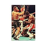 XFVS Mike Tyson Poster Leinwand Kunst Poster und Wandkunst Bilddruck Moderne Familienzimmer Dekor Poster 12x18inch(30x45cm)