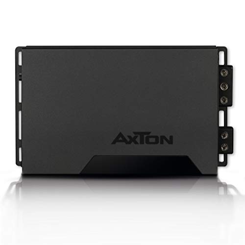 AXTON A101: 1-Kanal Verstärker fürs Auto, 1 x 230 Watt, Class-D Digital Mono Endstufe mit High-Level Eingängen, 1 Ohm stabil, geeignet für Fahrzeuge mit Start/Stopp Automatik