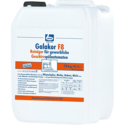 12 Dr. Becher Galakor F8 Reiniger für gewerbl. Geschirrspülmaschinen