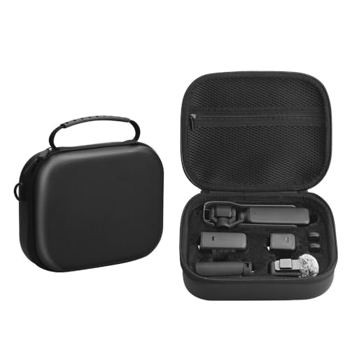 Buziba Tragetasche Aufbewahrungstasche für Osmo Pocket 3 Action Kamera Hartschale Schutzhülle Tragbare Reisetasche Zubehör