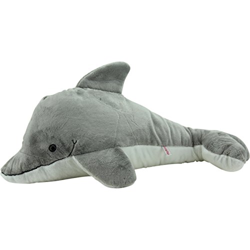 Sweety Toys 7820 XXL Riesen Delfin grau 75 cm Plüschtier Stofftier kuschelweich super süss