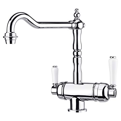 Grünblatt 3-Wege-Küchenarmatur für gefiltertes Trinkwasser (2 - Nostalgie)