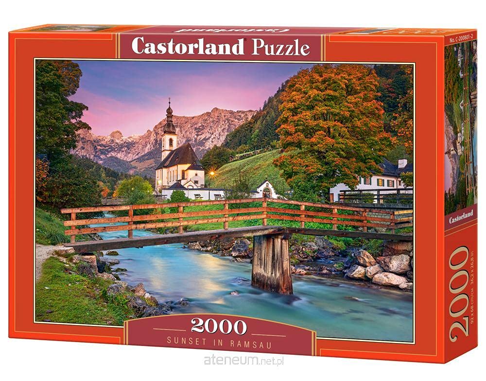Castorland 200801, Sonnenuntergang in Ramsau, 2000-teiliges Puzzle…