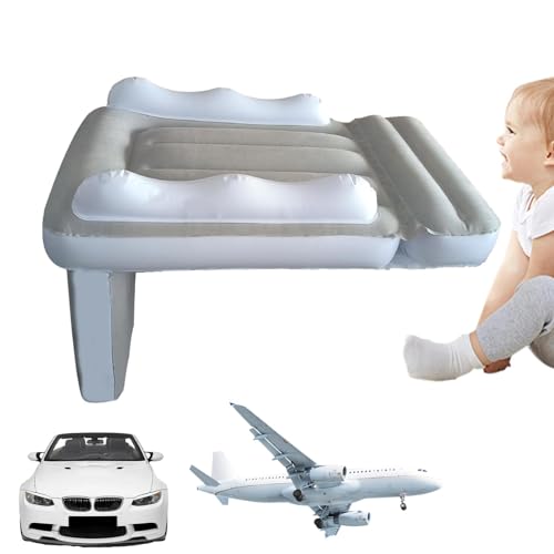 Frifer Aufblasbares Flugzeug-Baby-Reisebett,Aufblasbares Kinder-Reisebett - Baby Luftmatratze Flugzeugsitzverlängerung | Baby-Flugzeugsitzverlängerung, Flugzeugbett für Kinder mit hohen Seiten für