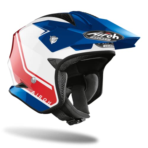 Airoh Helm TRR S KEEN BLUE/RED GLOSS M