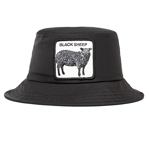 Goorin Bros. The Farm Bucket Hat, Schwarz - Black Sheep Flex, S/M