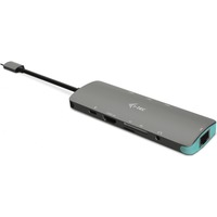 i-Tec USB-C Metal Nano Docking Station 4K HDMI LAN + Power Delivery - Dockingstation - USB-C 3,1 - HDMI - GigE (C31NANODOCKLANPD)