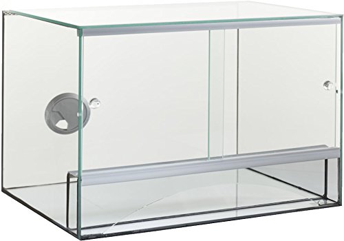 Glas Terrarium + Belüftung 40x30x30 cm 30 40 Schiebetür