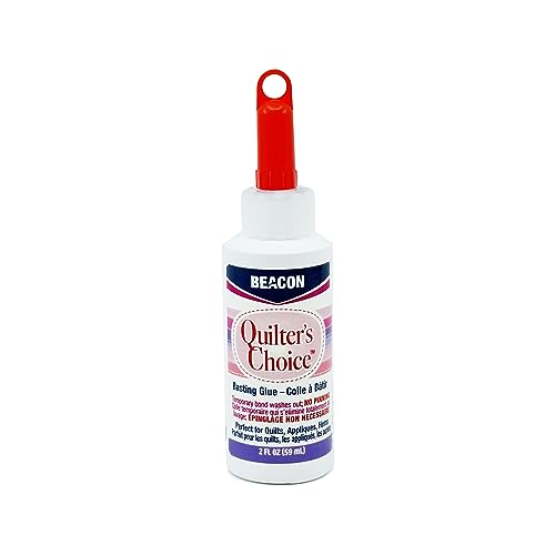 Beacon Adhesive Quilters Choice 12-teilig 59 ml mittlere Flasche, klartrocknend Handwerk Klebstoff, Andere, transparent, 20x10x5 cm, 708