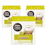Nescafé Dolce Gusto Cappuccino-Dünne 16 Kapseln Packung Von 3 Gesamt 48 Kapseln 24 Portionen