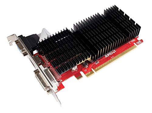 Diamond Multimedia AMD Radeon HD 5450 PCI Express GDDR3 1 GB (DVI, HDMI, VGA) Low Profile Enhanced Heatsink Video Graphics Card (5450PE31G)