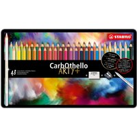 Pastellkreidestift - STABILO CarbOthello - 48er Metalletui - mit 48 verschiedenen Farben