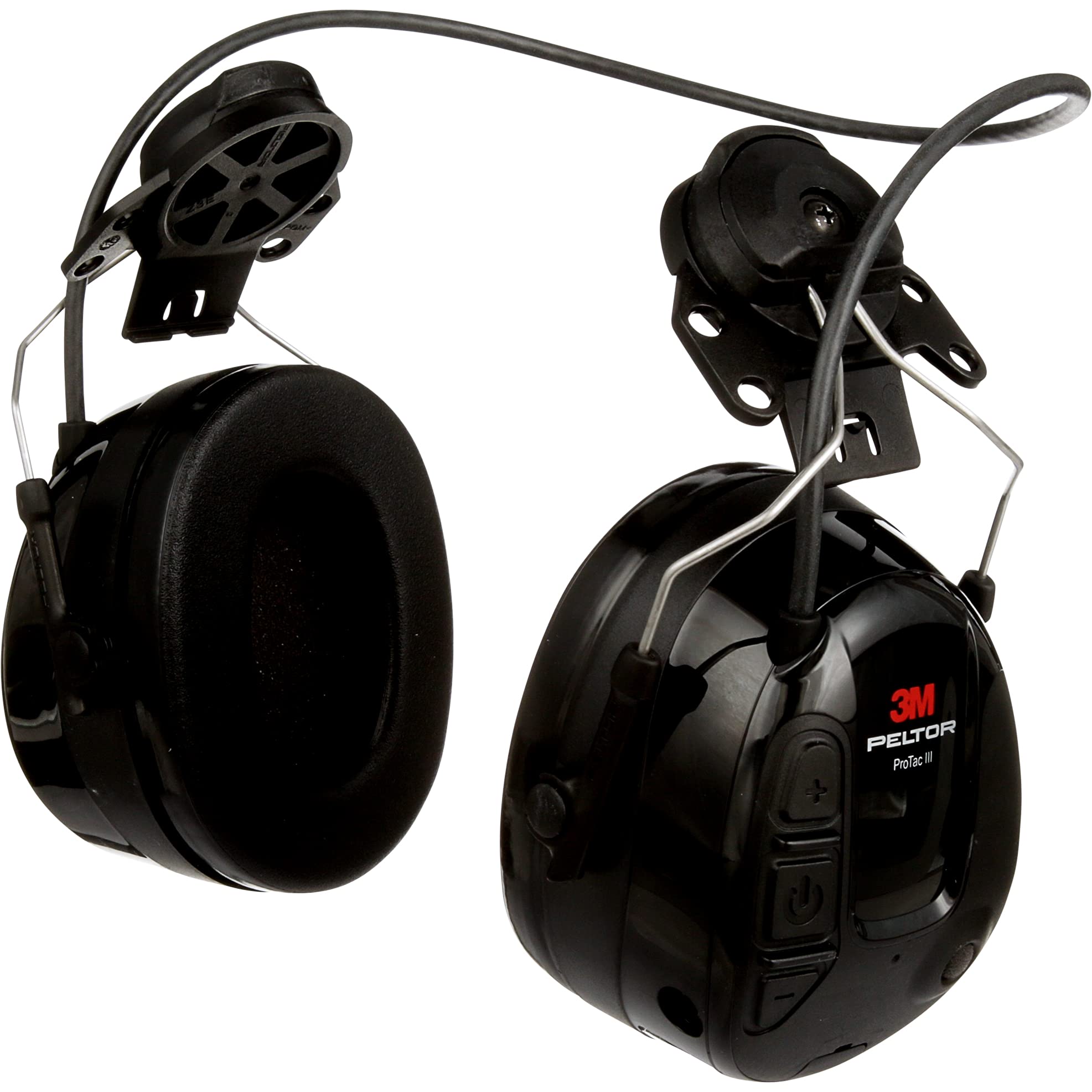 3M Peltor MT13H221P3E ProTac III Gehörschutz-Headset, Helmversion, Schwarz