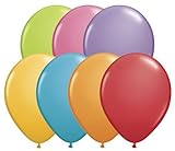 Qualatex 100 Ballons, 11" - 28/30 cm Standard, Pastell Assorted - Sortiert