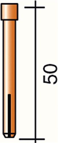 Trafimet Spannhülse (Ø 3,2 mm / Länge 50 mm / Inhalt: 10 Stück) - TD0001-32