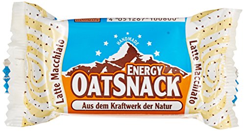Energy OatSnack, natürliche Riegel - von Hand gemacht, Latte Macchiato, 30 x 65 g, 1er Pack (1 x 1950 g)