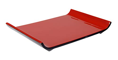 LAQ Design – Tablett 23x17cm Holz Pianolack Eigene Manufaktur Rot