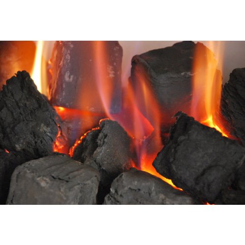 30 zufällige gemischte lebendige Flammen Gas Feuer Keramik Kohlen Ersatzrost Glow Bio Brennstoffe