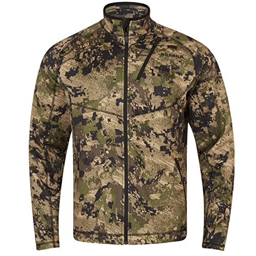 Härkila Crome 2.0 Fleecejacke Camouflage - Jagdjacke Fleece langarm - Camouflage Jacke für die Pirschjagd, Größe:M