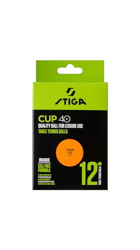 STIGA Tischtennisbälle Cup 12-Pack ABS, Orange