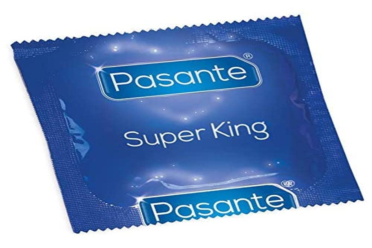 Pasante Super King Size, die größten Kondome von Pasante mit 69mm Breite und 210mm Länge - ideal für Männer, die viel Platz brauchen, 1 x 144 Stück