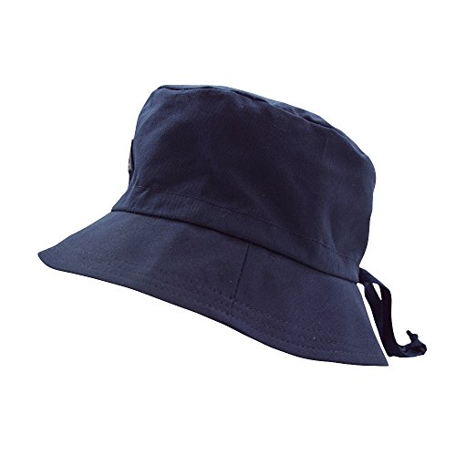 PICKAPOOH Fischerhut mit UV-Schutz Baumwolle, Marine Gr. 54
