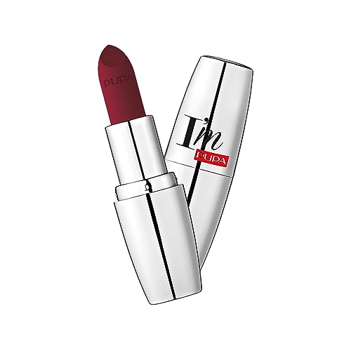 Pupa Milano I Am Matte Pure Color Lippenstift 073 Irresistible Burgundy für Damen, 0,123 oz 1 Stück