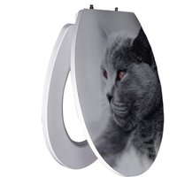 Primaster WC-Sitz Katze 3D mit Absenkautomatik